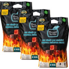Mangal Sefası Çabuk Yak Mangal Kömürü 2 kg x 3 Adet