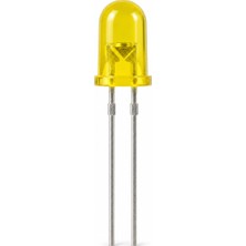 Fapatech LED Diyot 5mm  Sarı LED Kağıt Devre - 5 Adet