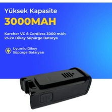 Ümit Maker Karcher Vc 6 Cordless 3000 Mah 25.2V Dikey Süpürge Batarya