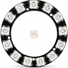 Meon Robotik Otomasyon 12 LED Halka WS2812B 5050 Rgb LED