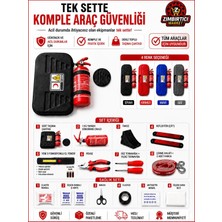 Zımbırtıcı Trafik ve Lüx Ilk Yardım Seti Tüvtürk Onaylı Yeni Mevzuata Uygun (SİYAH)