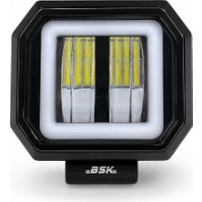 Car-ek Bsk 10-43 10-36V2 LED 20W (Sarı Neonlu) Off Road Iş Makinası Traktör Tekne Çalışma Lambası