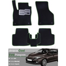 Renault Megane 3 Station Wagon (2008-2016) Uyumlu Eva Paspas Tam Set–oto Paspas,araca Özel