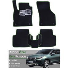 Seat Ateca (2020-2025) Uyumlu Eva Paspas Tam Set–oto Paspas,araca Özel,kolay Montaj