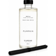 Capeso Pumpkin Bal Kabağı  250 ml Çubuklu Oda Kokusu Yedek Şişe (Refill) – 5 Adet Çubuk Seti Dahil