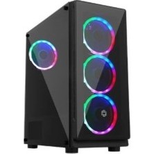 Seclife SLC-G7060 300W (3xdual-Ring Fan) Gaming Kasa