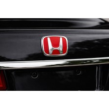 EP Garaj Otomotiv Honda Cıvıc 1992-1995 Eg Kasa Uyumlu Oem Kırmızı Arka Bagaj Logo Amblem