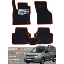 Volkswagen Caddy (2021-2024) Uyumlu Eva Paspas Tam Set–oto Paspas,araca Özel,su Geçirmez