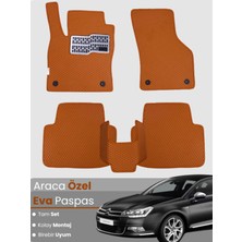 Citroen C5 (2008-2017) Uyumlu Eva Paspas Tam Set–araca Özel,su Geçirmez,hızlı ve Kolay Montaj
