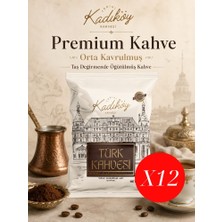Tarihi Kadıköy Kahvesi Premium Orta Kavrulmuş Türk Kahvesi 100 Gram 12'li Paket 12X100G - Hancıoğlu Kahve