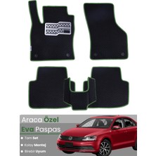 Volkswagen Jetta (2011-2018) Uyumlu Eva Paspas Tam Set–oto Paspas,araca Özel,su Geçirmez