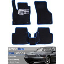 Jaguar x Type (2001-2009) Uyumlu Eva Paspas Tam Set–araca Özel,kolay Montaj,su Geçirmez