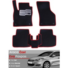 Citroen C4 (2011-2018) Uyumlu Eva Paspas Tam Set–araca Özel,su Geçirmez,hızlı ve Kolay Montaj