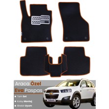 Chevrolet Captiva (2011-2015) Uyumlu Eva Paspas Tam Set–araca Özel,su Geçirmez,kolay Montaj