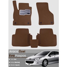 Peugeot 407 Sedan (2004-2010) Uyumlu Eva Paspas Tam Set–araca Özel,oto Paspas,kolay Montaj