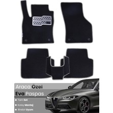 Alfa Romeo Giulia (2016-2024) Uyumlu Eva Paspas Tam Set–araca Özel,kolay Montaj,su Geçirmez