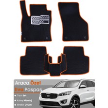 Kia Sorento 5 Kişilik (2015-2021) Uyumlu Eva Paspas Tam Set–araca Özel,kolay Montaj,su Geçirmez