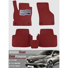 Renault Megane 4 Hatchback (2016-2025) Uyumlu Eva Paspas Tam Set–araca Özel Tasarım,kolay Montaj