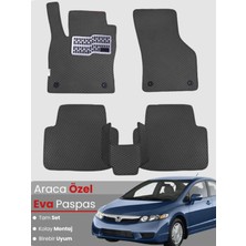 Honda Civic Fd6 SEDAN-(2006-2011) Uyumlu Eva Paspas Tam Set–araca Özel,su Geçirmez