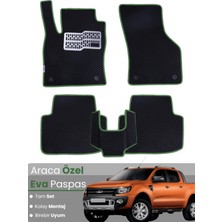 Ford Ranger (2012-2021) Uyumlu Eva Paspas Tam Set–araca Özel,su Geçirmez,kolay Montaj