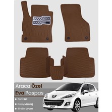 Peugeot 207 Coupe (2006-2014) Uyumlu Eva Paspas Tam Set–araca Özel,oto Paspas,kolay Montaj