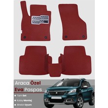 Peugeot 2008 (2013-2019) Uyumlu Eva Paspas Tam Set–araca Özel,oto Paspas,kolay Montaj
