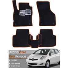 Toyota Yaris (2005-2012) Uyumlu Eva Paspas Tam Set–oto Paspas,araca Özel,su Geçirmez