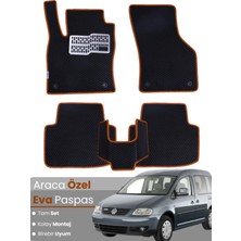 Volkswagen Caddy (2004-2011) Uyumlu Eva Paspas Tam Set–oto Paspas,araca Özel,su Geçirmez