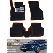 Peugeot 508 (2019-2025) Uyumlu Eva Paspas Tam Set–araca Özel,oto Paspas,kolay Montaj