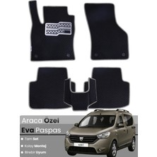 Dacia Dokker (2012-2023) Uyumlu Eva Paspas Tam Set–araca Özel,su Geçirmez,kolay Montaj