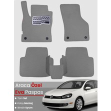Volkswagen Golf 6 (2009-2013) Uyumlu Eva Paspas Tam Set–oto Paspas,araca Özel,su Geçirmez