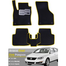 Volkswagen Passat B6 (2005-2010) Uyumlu Eva Paspas Tam Set–oto Paspas,araca Özel,su Geçirmez
