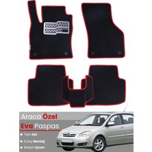 Toyota Corolla E120 Hatchback (2000-2007) Uyumlu Eva Paspas Tam Set–oto Paspas