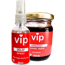 TeknoKapsül Vıp DELAY30 Mlsprey + Erkeklere Ekstradestek Özel PERFORMANSMACUNU240 gr