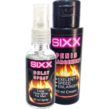 TeknoKapsül Sıxx Erkekıere Özel 30 ml Delaysprey + Özel Xxxlözeı Öıçüıendirme Kremi 60 ml