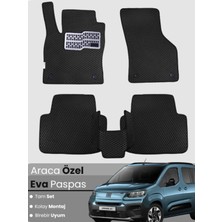 Fiat Doblo (2023-2024) Uyumlu Eva Paspas Tam Set – Birebir Uyum, Araca Özel Tasarım,kolay Montaj