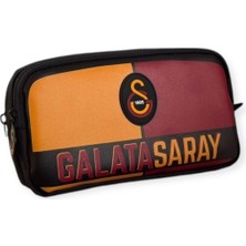Elit Gs Iki Gözlü Sarı-Kırmızı Kalem Çantası