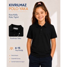 Ilk Okul Polo Yaka Kısa Kol Pike Tişört Canbulgan