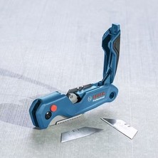 TeknoKapsül Katlanabilir Maket Bıçağı, Yumuşak Kauçuk Tutma Yeri ile