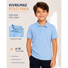 Ilk Okul Polo Yaka Kısa Kol Pike Tişört Canbulgan