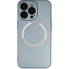 TeknoKapsül iPhone 13 Pro Kılıf Jack Magneticsafe Lens Silikon - Sierra Blue