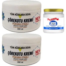TeknoKapsül Süper Çörek Otu Kremi Xl Boy 2X200 Ml+Snow Kitten 50 ml Menthol Balm