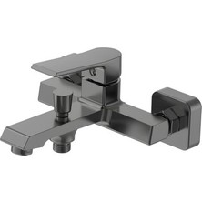 TeknoKapsül Metalik Gri Banyo Bataryası, Modern Tasarım