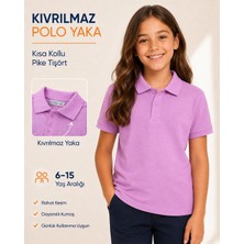 Ilk Okul Polo Yaka Kısa Kol Pike Tişört Canbulgan