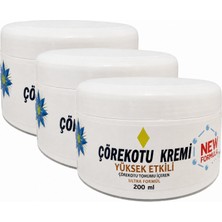 TeknoKapsül Corex Çörek Otu Kremi VIPXOF:051 3AD Büyük Boy x 200 ml Ag.ri Kremi / 3 Adet Vücut Bakım Kremi
