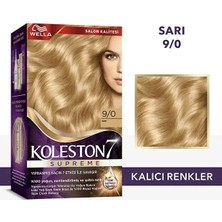 TeknoKapsül Koleston Kit Saç Boyası - 9/0 Sari
