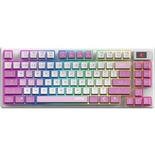 TeknoKapsül Kablosuz Rgb Mekanik Klavye, Türkçe Q Düzeni ve Hızlı Tepki