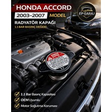 EP Garaj Otomotiv Honda Accord 2003-2007 Uyumlu Oem Radyatör Kapağı 1.1 Bar Orijinal Kalite