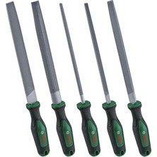 TeknoKapsül 5 Parça Metal Eğe Seti 200 mm ile Orta Pürüzlülük
