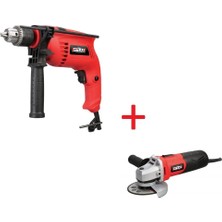 TeknoKapsül Set Darbeli Matkap ve Avuç Taşlama 500 W ile Pratik Kullanım